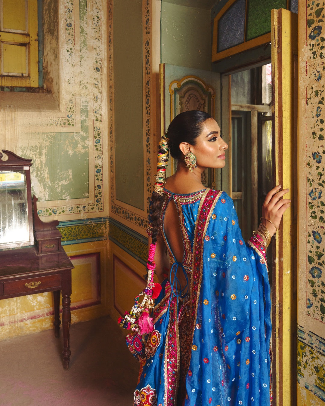 BANARASI LAHER LAMPI LEHENGA SET